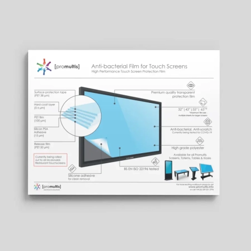 Anti-bacterial film data sheet