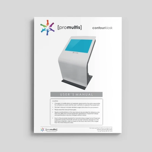 Contour Kiosk Product Manual