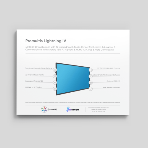 Lightning IV Specification Sheet