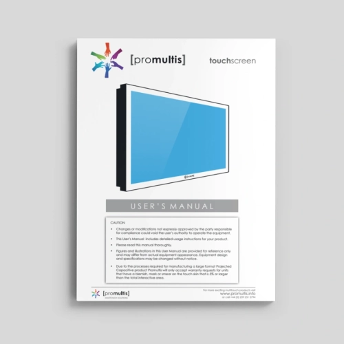 TAB Touchscreen product manual