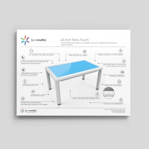 Tetra Touch Table data sheet