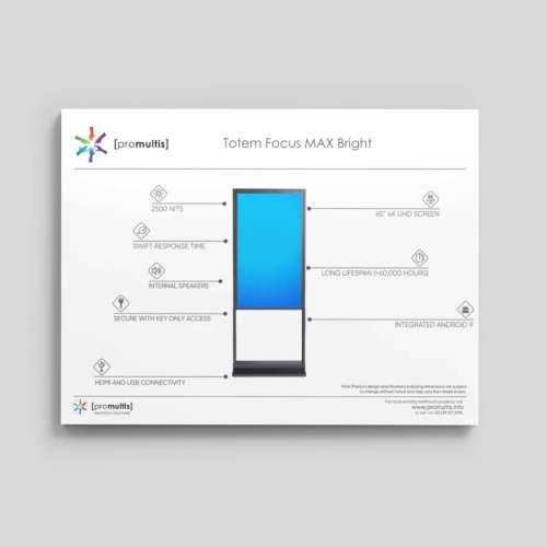 Totem Focus MAX Bright data sheet