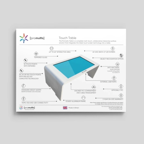 Touch Table Data Sheet