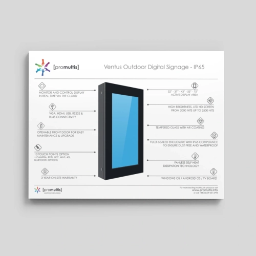 Ventus Outdoor Screen data sheet