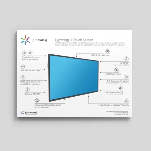 Lighting III Touchscreen Data Sheet