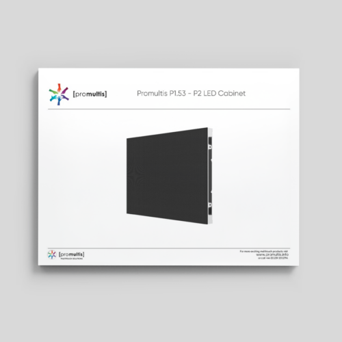 LED Cabinet spec sheet