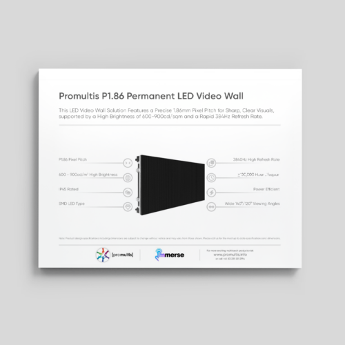 LED Video Wall spec sheet