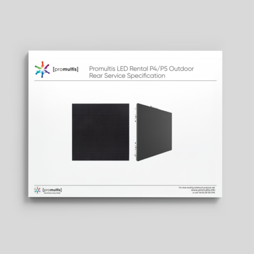 P4/P5 Outdoor Rear Service spec