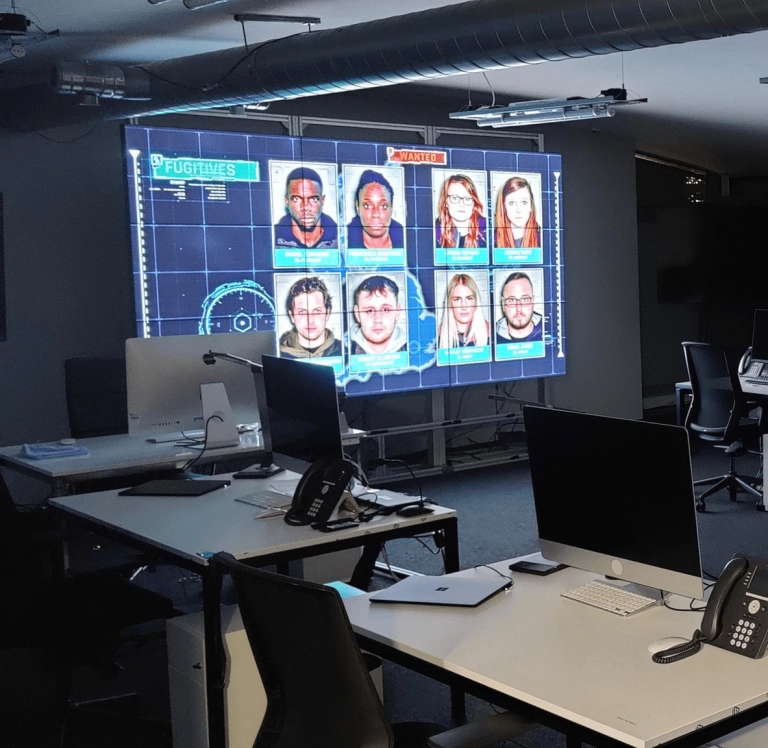 Shine TV- Hunted Video Wall